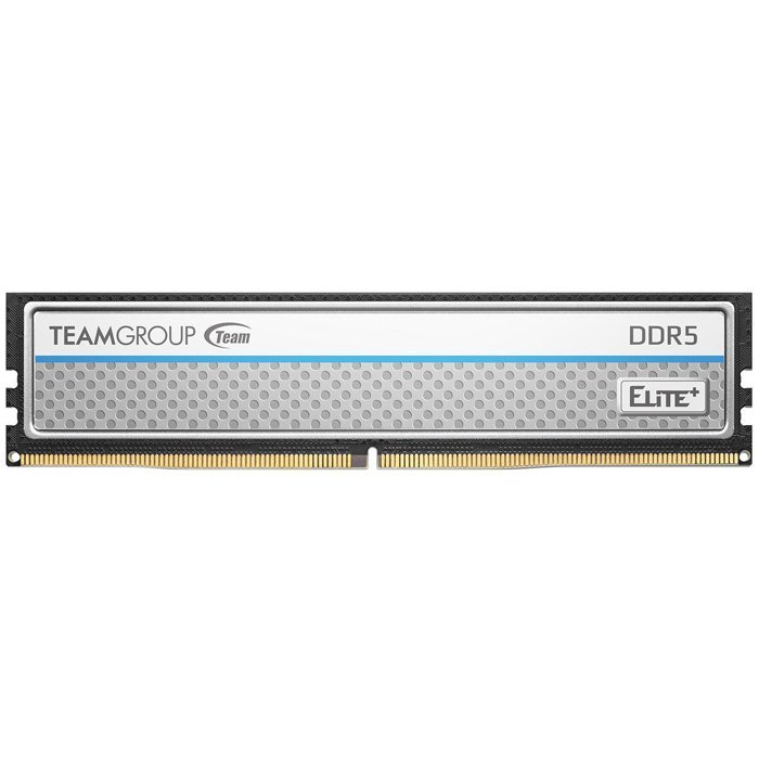Team Elite Plus Silver 16 GB (1x16GB) 4800 Mhz DDR5 CL40 U-DIMM RAM (TPSD516G4800HC4001)
