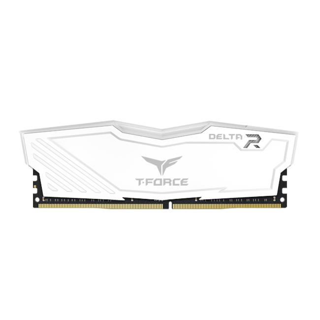 Team T-Force Delta RGB White 8GB (1x8GB) 3600MHz CL18 DDR4 Gaming Ram (TF4D48G3600HC18J01)