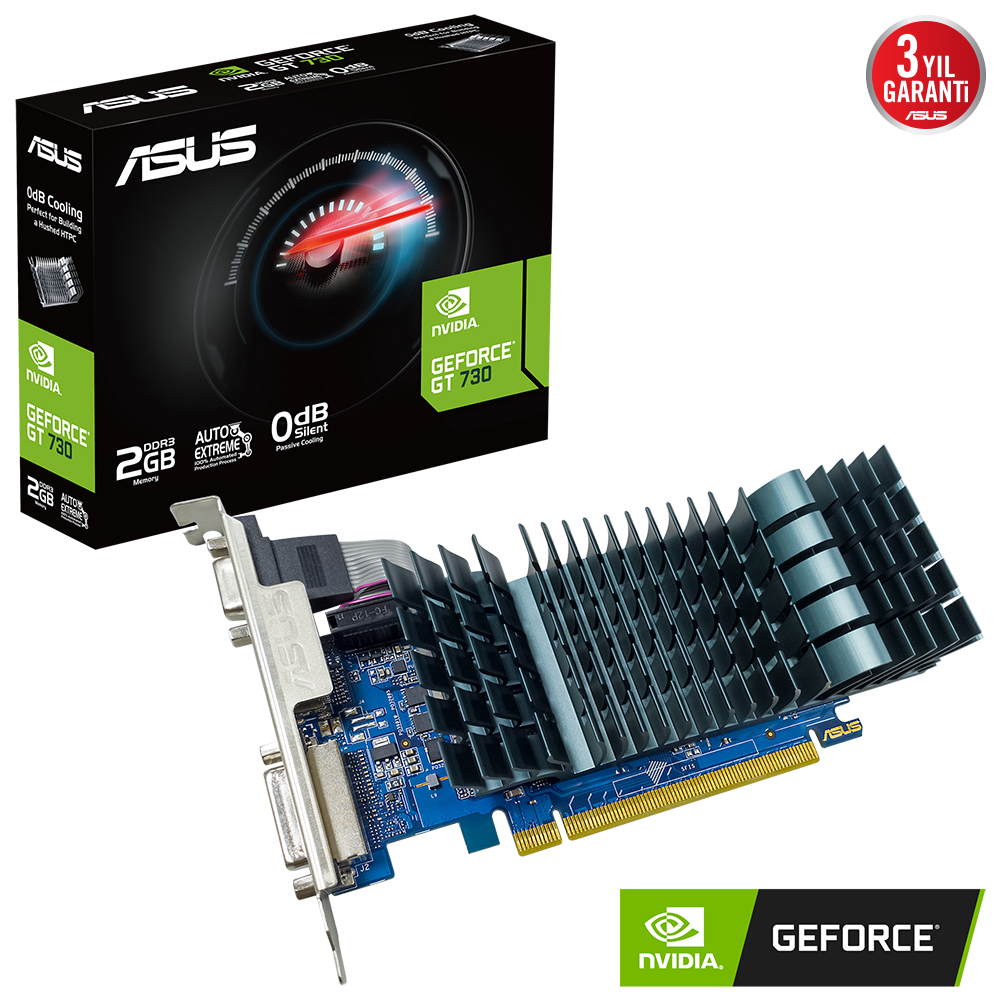 ASUS GT730-SL-2GD3-BRK-EVO 2GB DDR3 HDMI DVI 64Bit